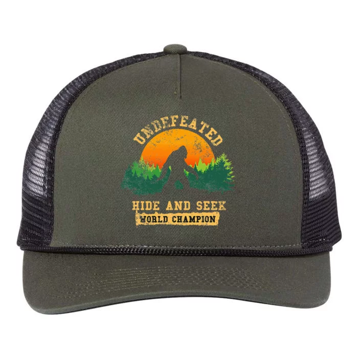 Hide And Seek World Champion Retro Rope Trucker Hat Cap