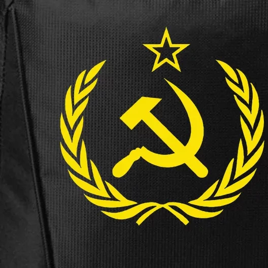 Hammer and Sickle Star CCCP Soviet Union Red City Backpack