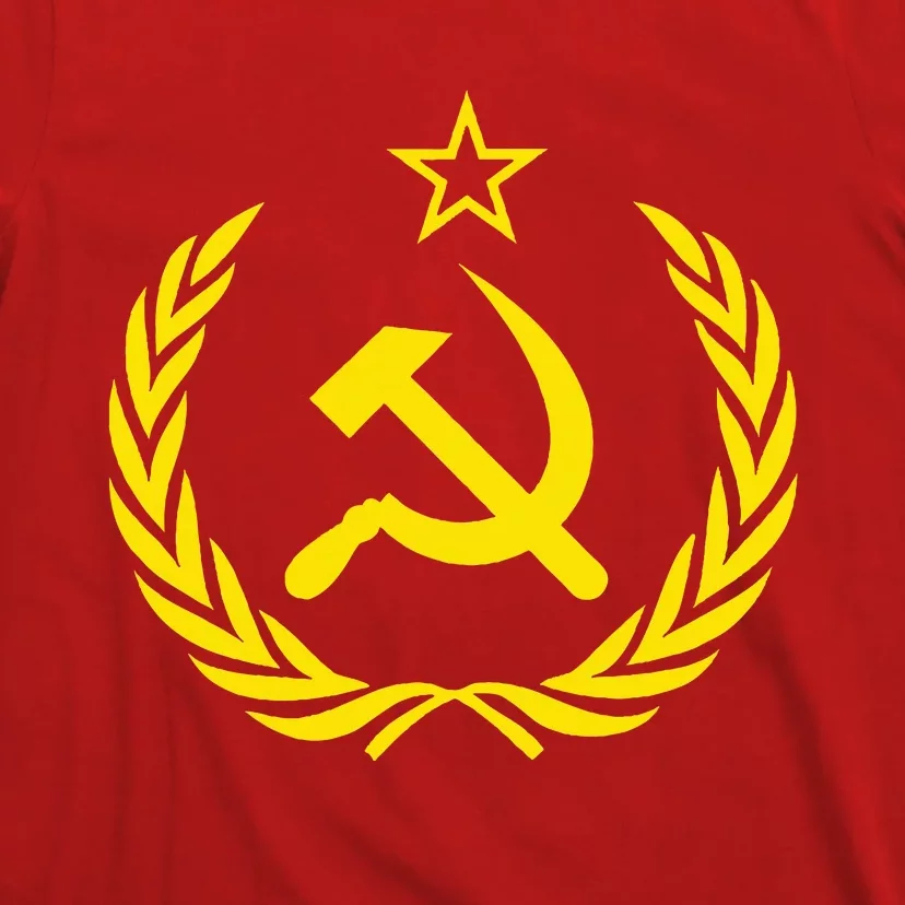 Hammer and Sickle Star CCCP Soviet Union Red T-Shirt