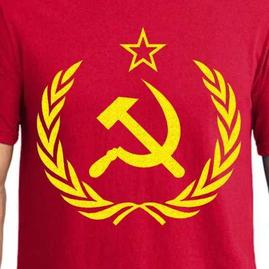 Hammer And Sickle Star CCCP Soviet Union Red Pajama Set