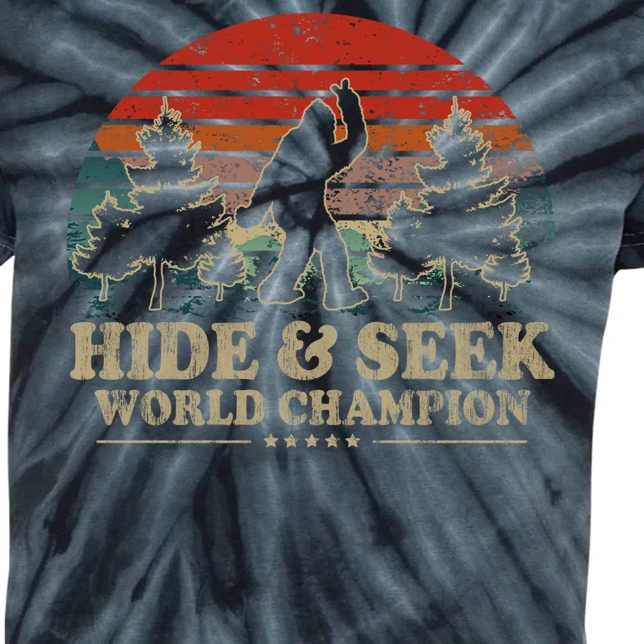 Hide And Seek World Champion Kids Tie-Dye T-Shirt