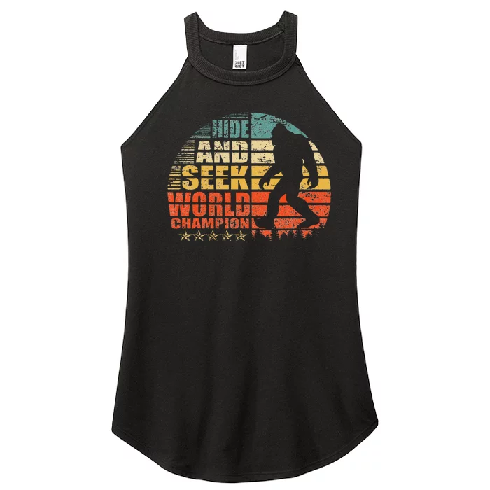 Hide And Seek World Champion Bigfoot Is Real Women’s Perfect Tri Rocker Tank