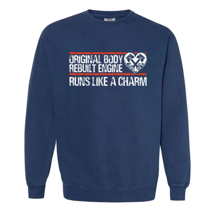 Heart Attack Survivor Open Heart Surgery Garment-Dyed Sweatshirt