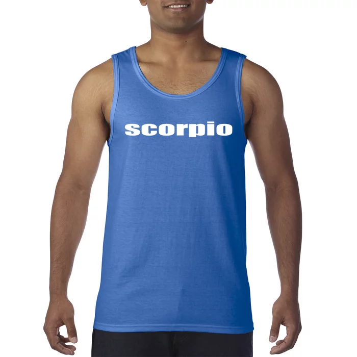 Horoscope Astrology Scorpio Birthday Star Gift Classic Gift Tank Top