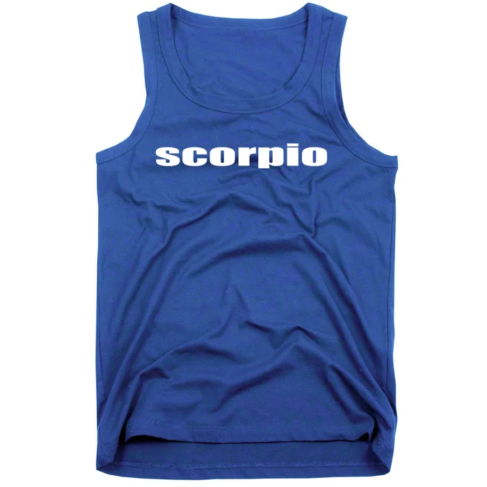 Horoscope Astrology Scorpio Birthday Star Gift Classic Gift Tank Top