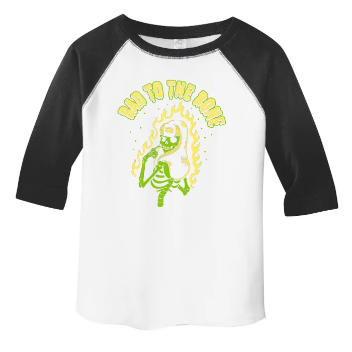 Horror Art Sexy Pinup Skeleton Psychobilly Punk Art Gift Toddler Fine Jersey T-Shirt