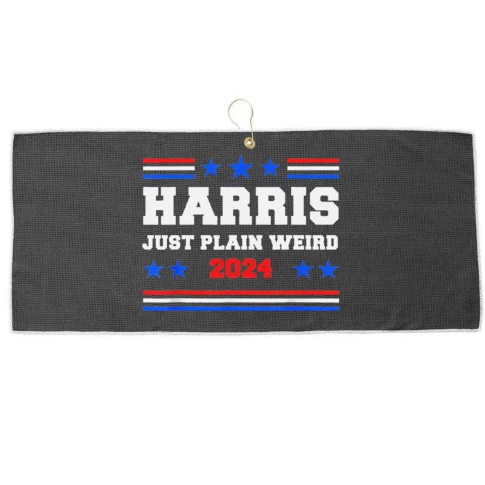 Harris Allies Saying Just Plain Weird To Trump Liberal Say Large Microfiber Waffle Golf Towel