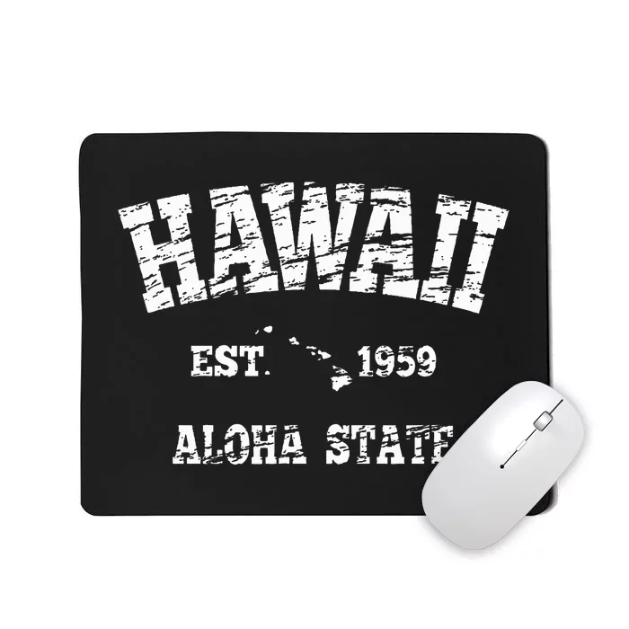 Hawaiian Aloha State Vintage Mousepad