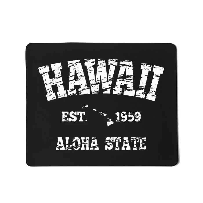 Hawaiian Aloha State Vintage Mousepad