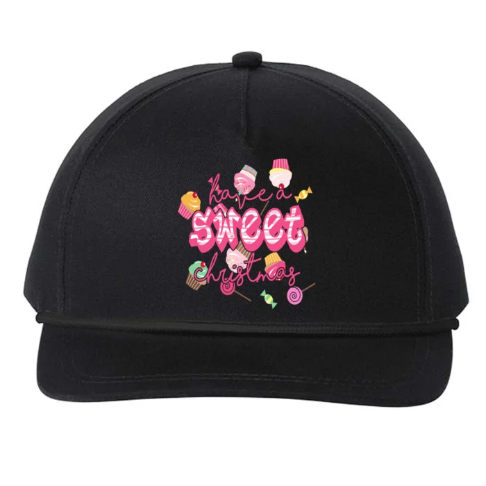 Have A Sweet Christmas Cute Candy Snapback Five-Panel Rope Hat