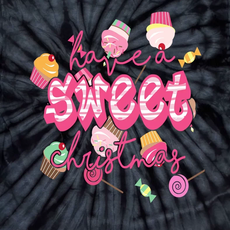 Have A Sweet Christmas Cute Candy Tie-Dye T-Shirt