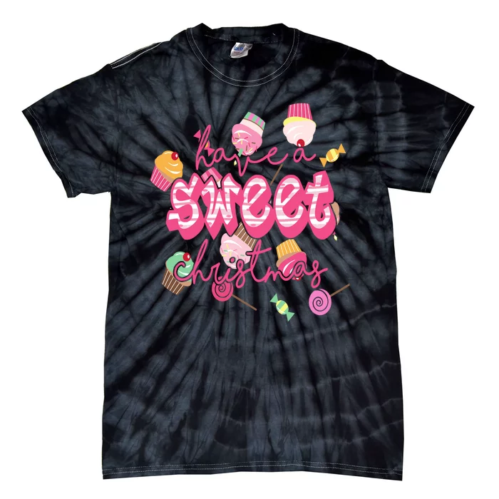 Have A Sweet Christmas Cute Candy Tie-Dye T-Shirt