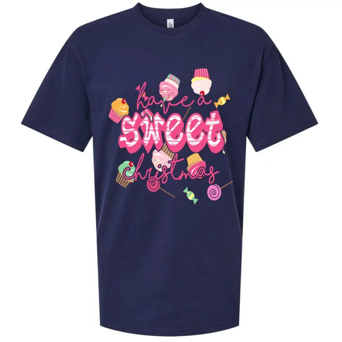 Have A Sweet Christmas Cute Candy Sueded Cloud Jersey T-Shirt