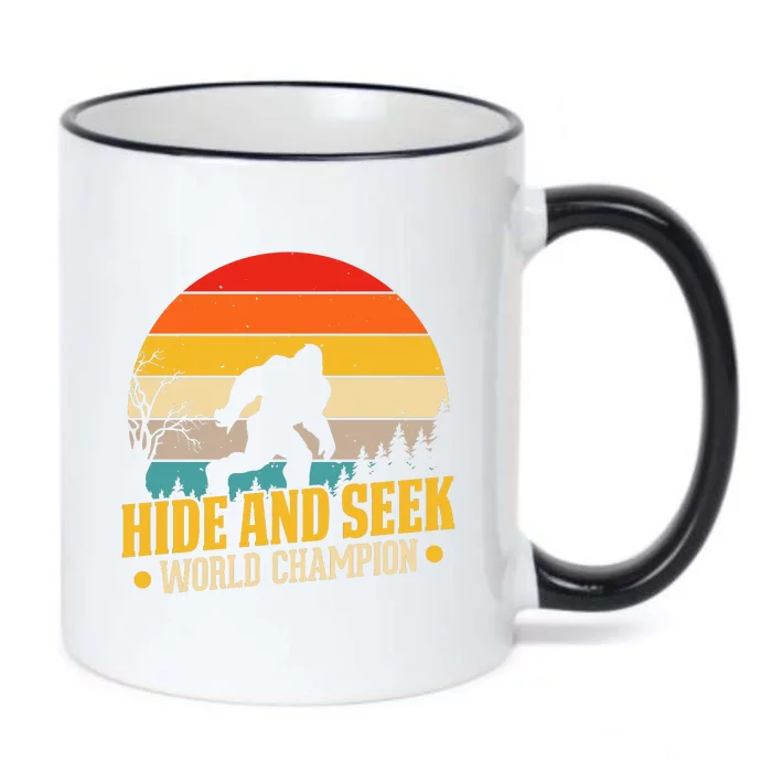 Hide And Seek World Champion Graphic Black Color Changing Mug