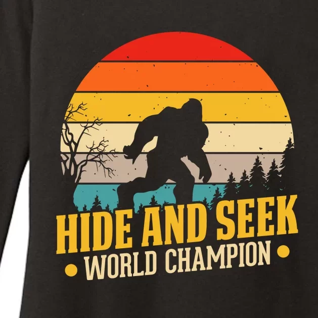 Hide And Seek World Champion Graphic Womens CVC Long Sleeve Shirt