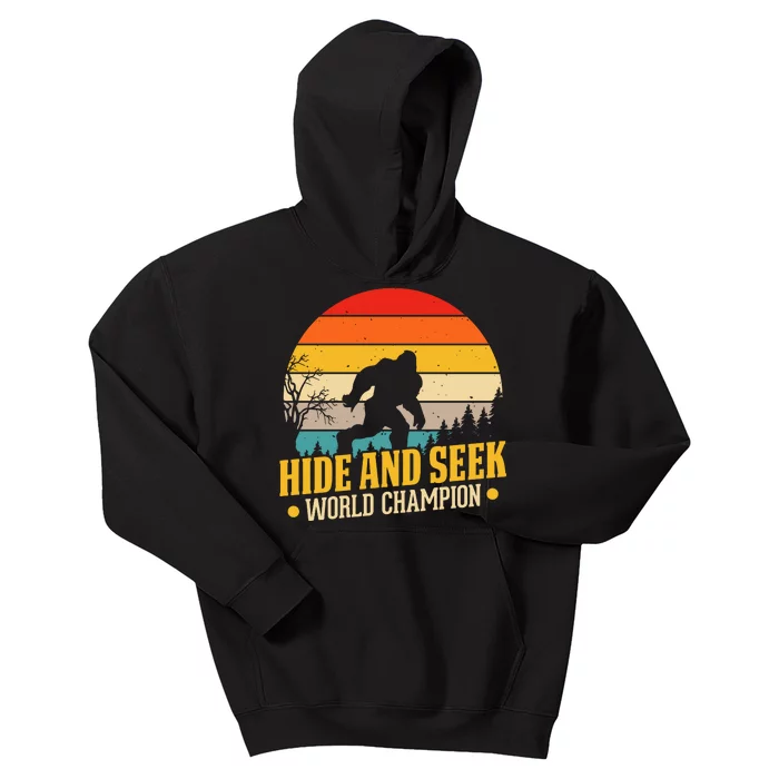 Hide And Seek World Champion Graphic Kids Hoodie