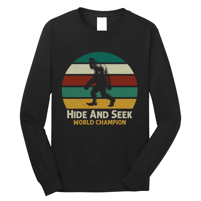 Hide And Seek World Champion Graphic Long Sleeve Shirt