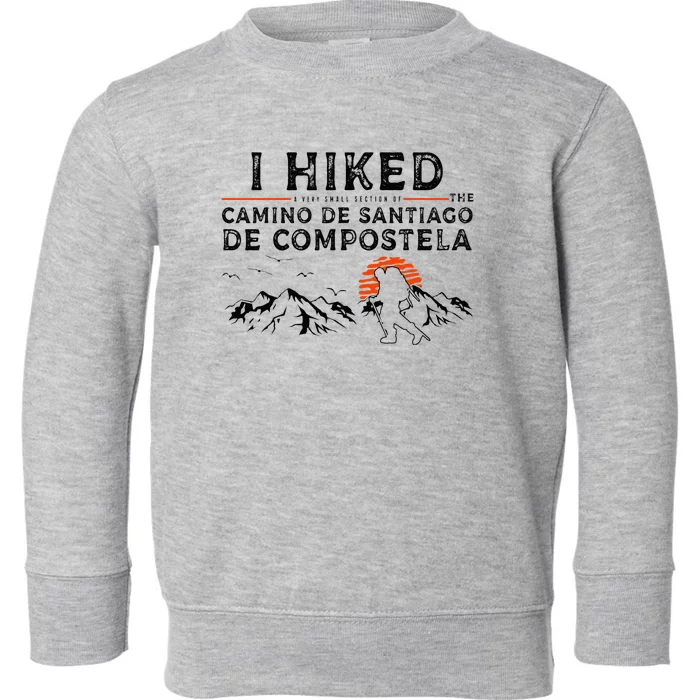 Hiked A Small Section Camino de Santiago de Compostela Toddler Sweatshirt