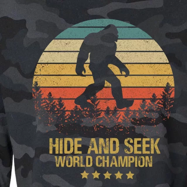 Hide And Seek World Champion Sasquatch Cropped Pullover Crew