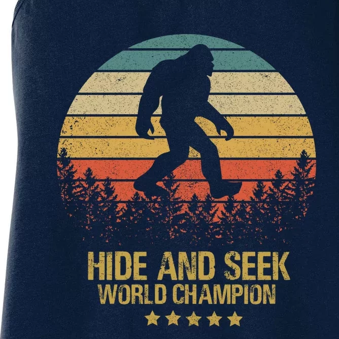 Hide And Seek World Champion Sasquatch Women's Racerback Tank