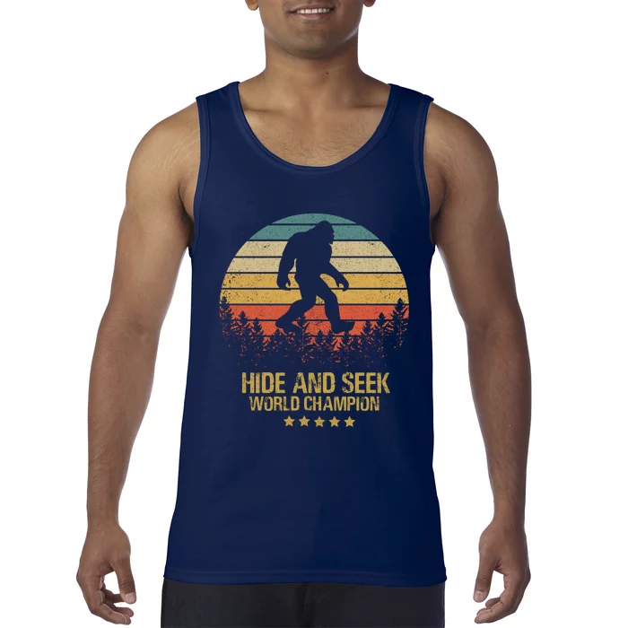 Hide And Seek World Champion Sasquatch Tank Top