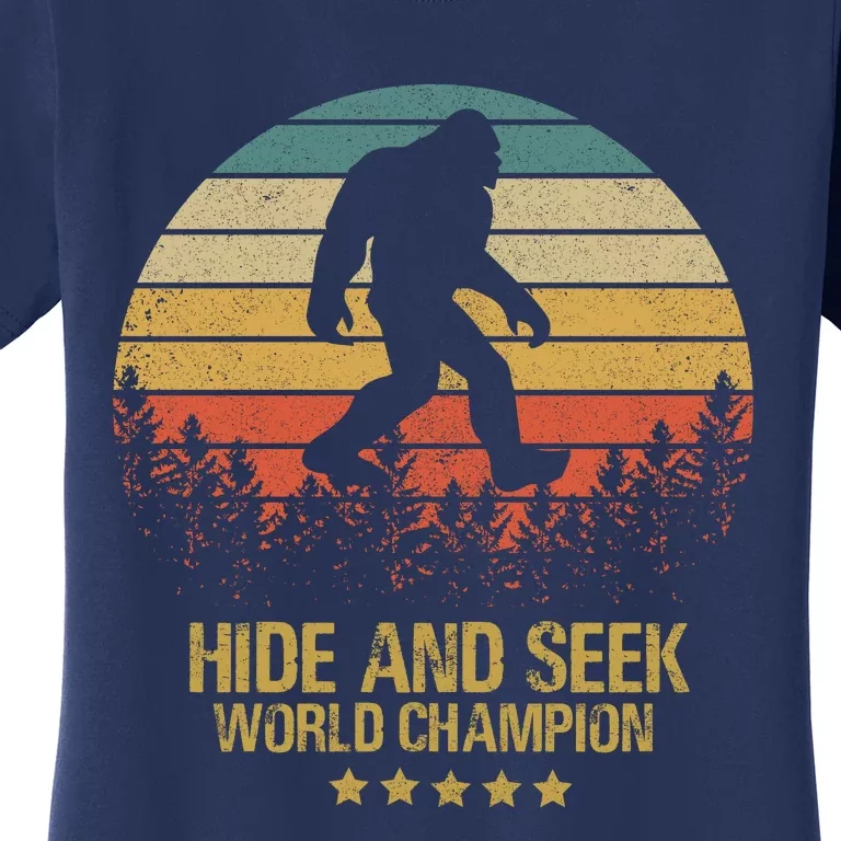 Hide And Seek World Champion Sasquatch Women's T-Shirt