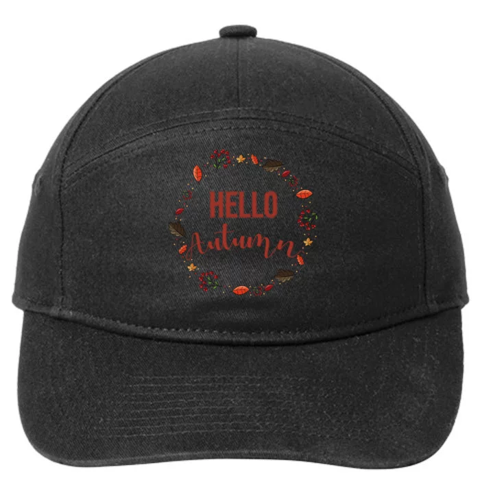 Hello Autumn Set 7-Panel Snapback Hat