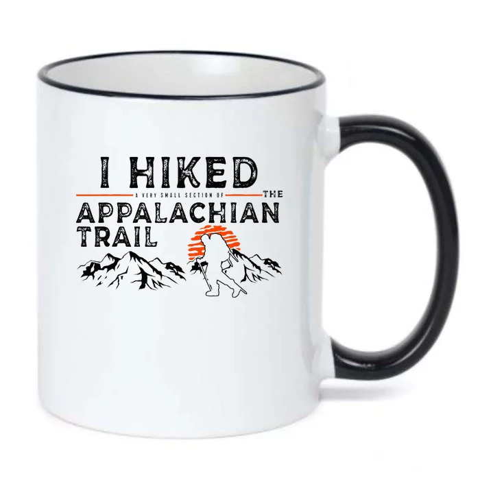 Hiked A Small Section Trail Appalachian Hiker Black Color Changing Mug