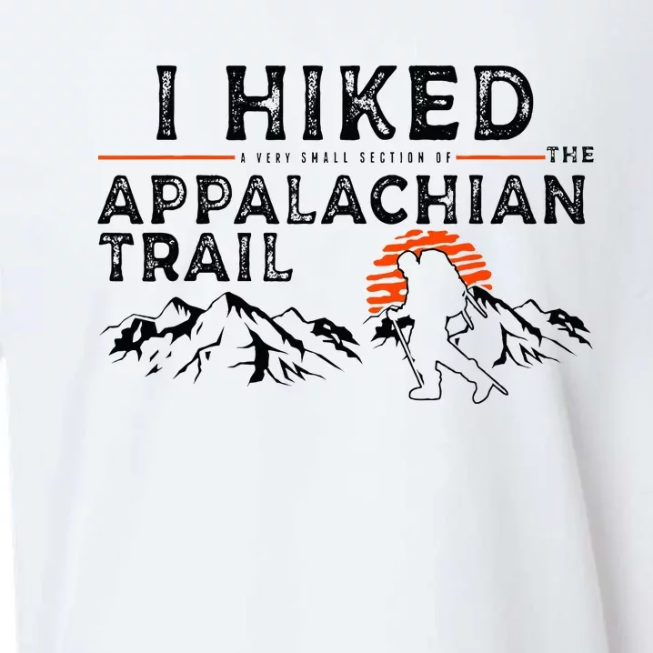 Hiked A Small Section Trail Appalachian Hiker Sueded Cloud Jersey T-Shirt