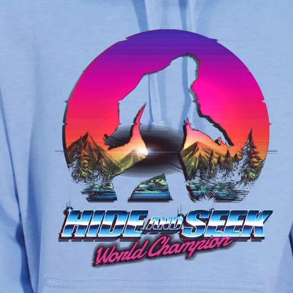 Hike And Seek World Champion Bigfoot Is Real Unisex Surf Hoodie