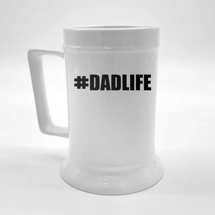 Hashtag Dad Life #DADLIFE Best Father Front & Back Beer Stein