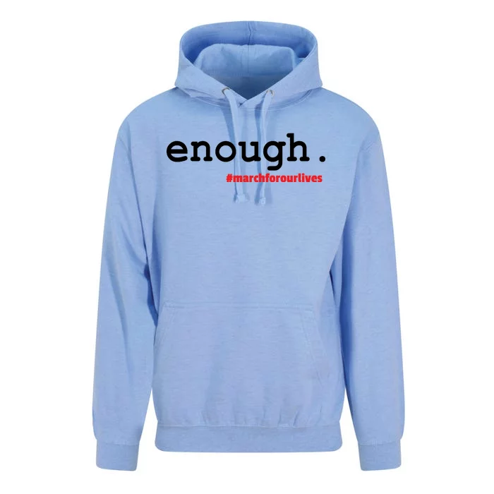 Hashtag #Enough March For Our Lives Unisex Surf Hoodie