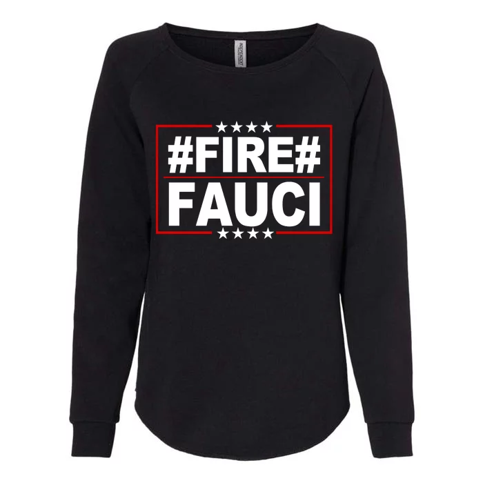 Hashtag Fire Fauci Womens California Wash Sweatshirt