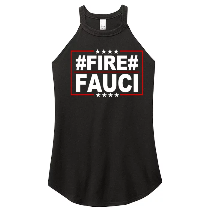 Hashtag Fire Fauci Women’s Perfect Tri Rocker Tank