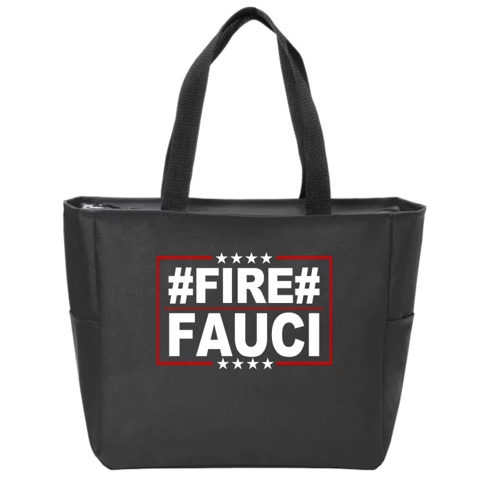 Hashtag Fire Fauci Zip Tote Bag