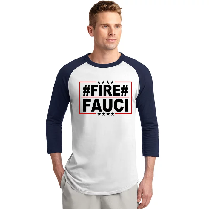 Hashtag Fire Fauci Baseball Sleeve Shirt