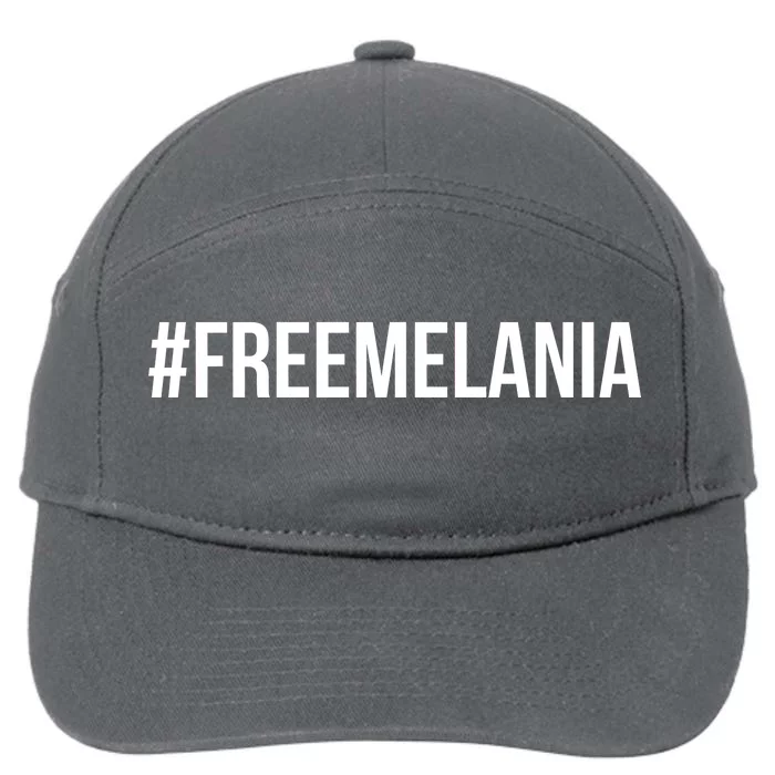 Hashtag Free Melania #freemelania 7-Panel Snapback Hat