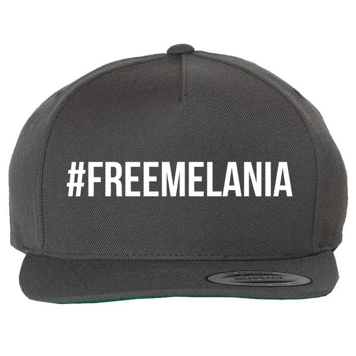 Hashtag Free Melania #freemelania Wool Snapback Cap