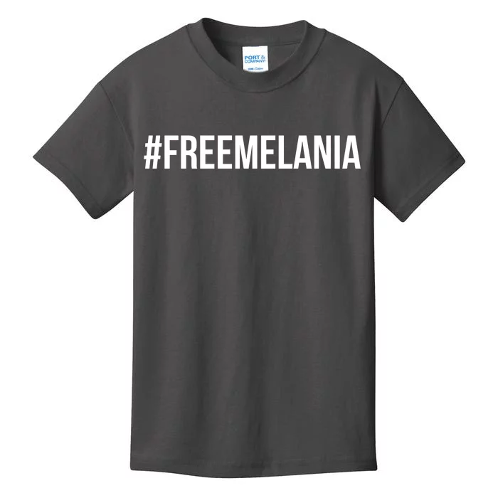 Hashtag Free Melania #freemelania Kids T-Shirt