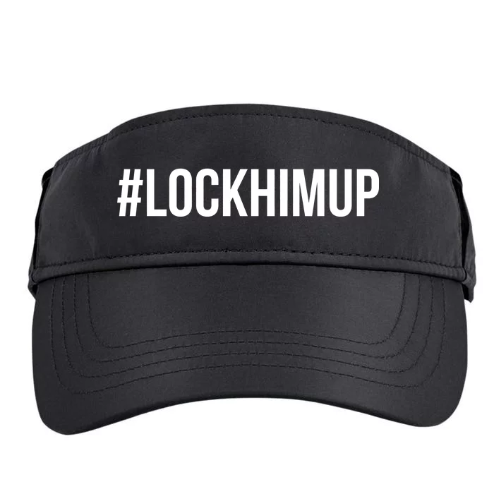 Hashtag Lock Him Up #lockhimup Adult Drive Performance Visor