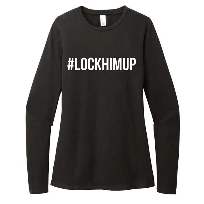 Hashtag Lock Him Up #lockhimup Womens CVC Long Sleeve Shirt