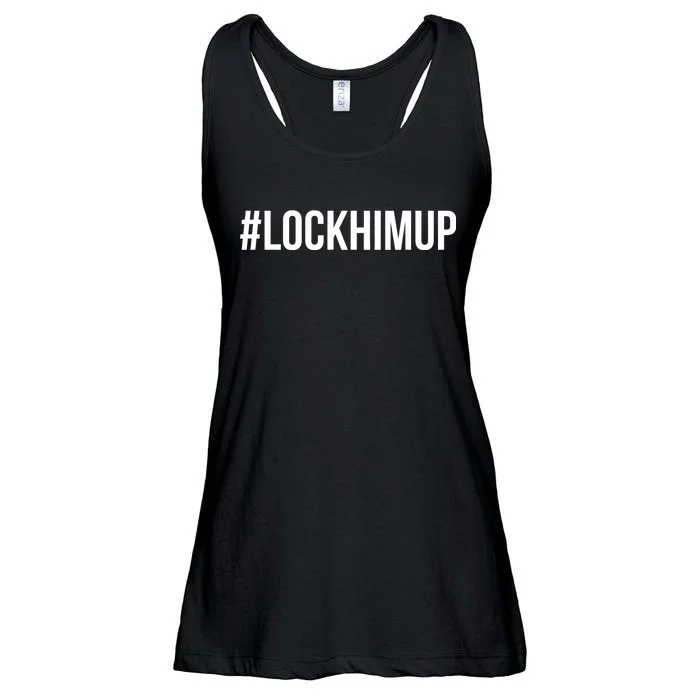 Hashtag Lock Him Up #lockhimup Ladies Essential Flowy Tank