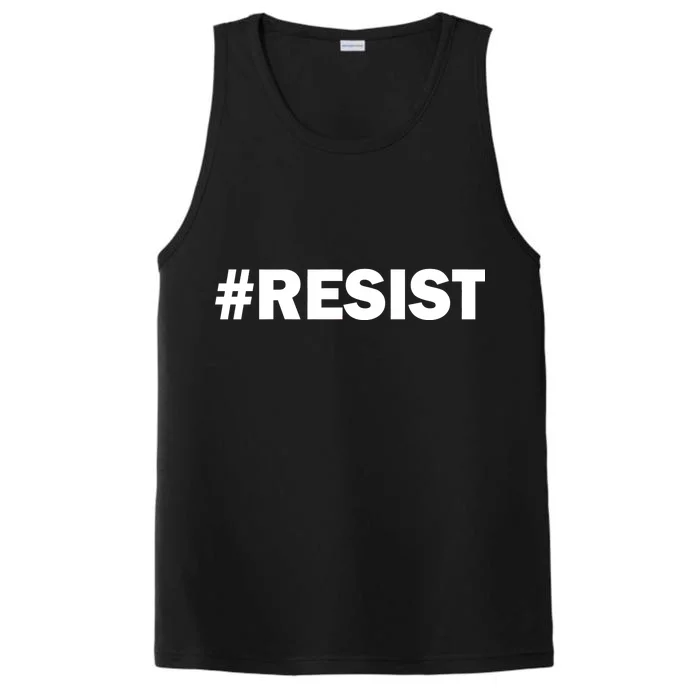 Hashtag Resist Anti Trump Performance Tank