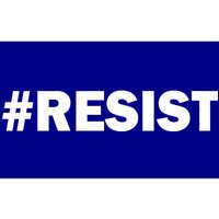 Hashtag Resist Anti Trump Bumper Sticker