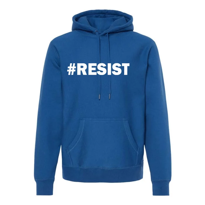 Hashtag Resist Anti Trump Premium Hoodie