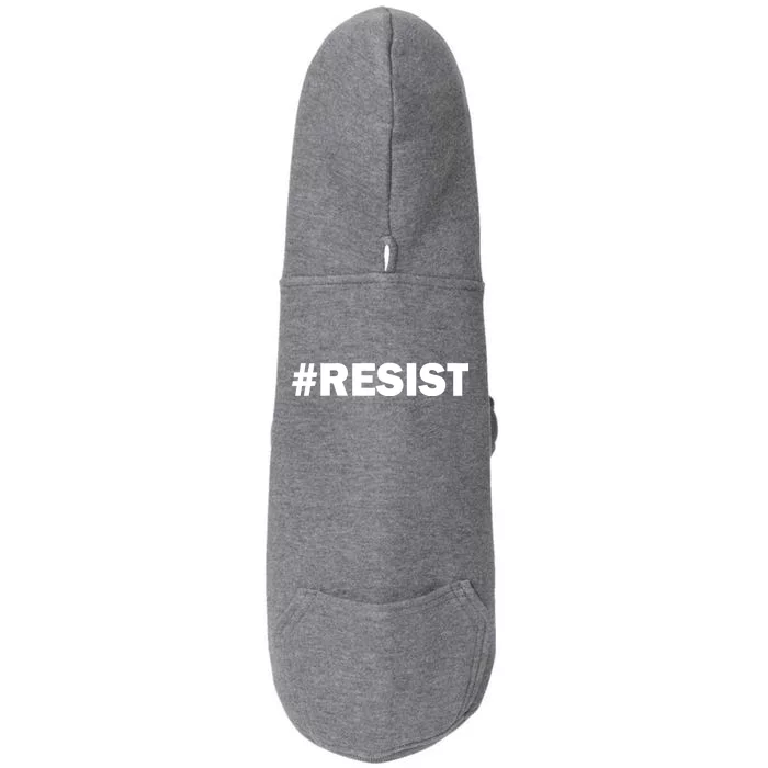 Hashtag Resist Anti Trump Doggie 3-End Fleece Hoodie