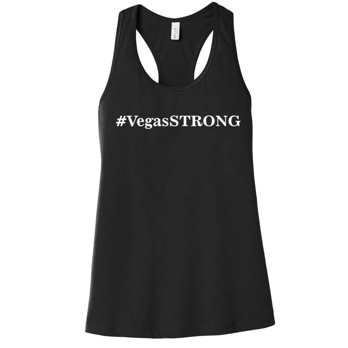 Hashtag VegasSTRONG Vegas Strong Women's Racerback Tank