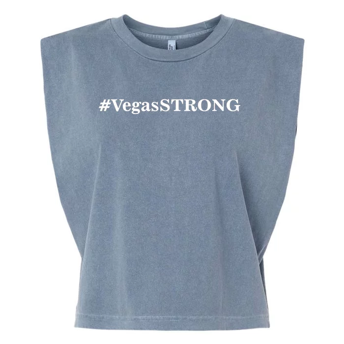 Hashtag VegasSTRONG Vegas Strong Garment-Dyed Women's Muscle Tee