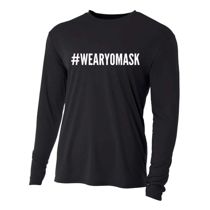 Hashtag Wear Yo Mask Cooling Performance Long Sleeve Crew