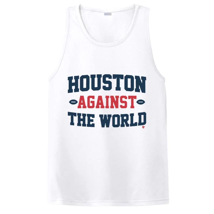 Houston Against The World Performance Tank